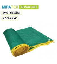 Mipatex 50% Green Shade Net 2.5m x 25m